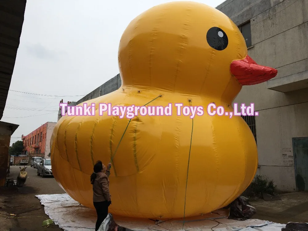 

6 meters inflatable rubber duck for promotion event
