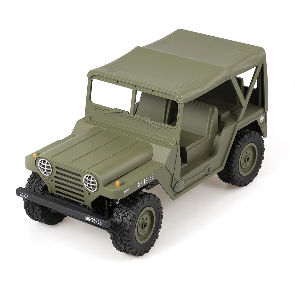 

BG1522 RC Car 1:14 Millitary M151 RC 2.4G Full Scale Proportion 4WD 15KM/h Off-road Buggy Cars Toys for Children