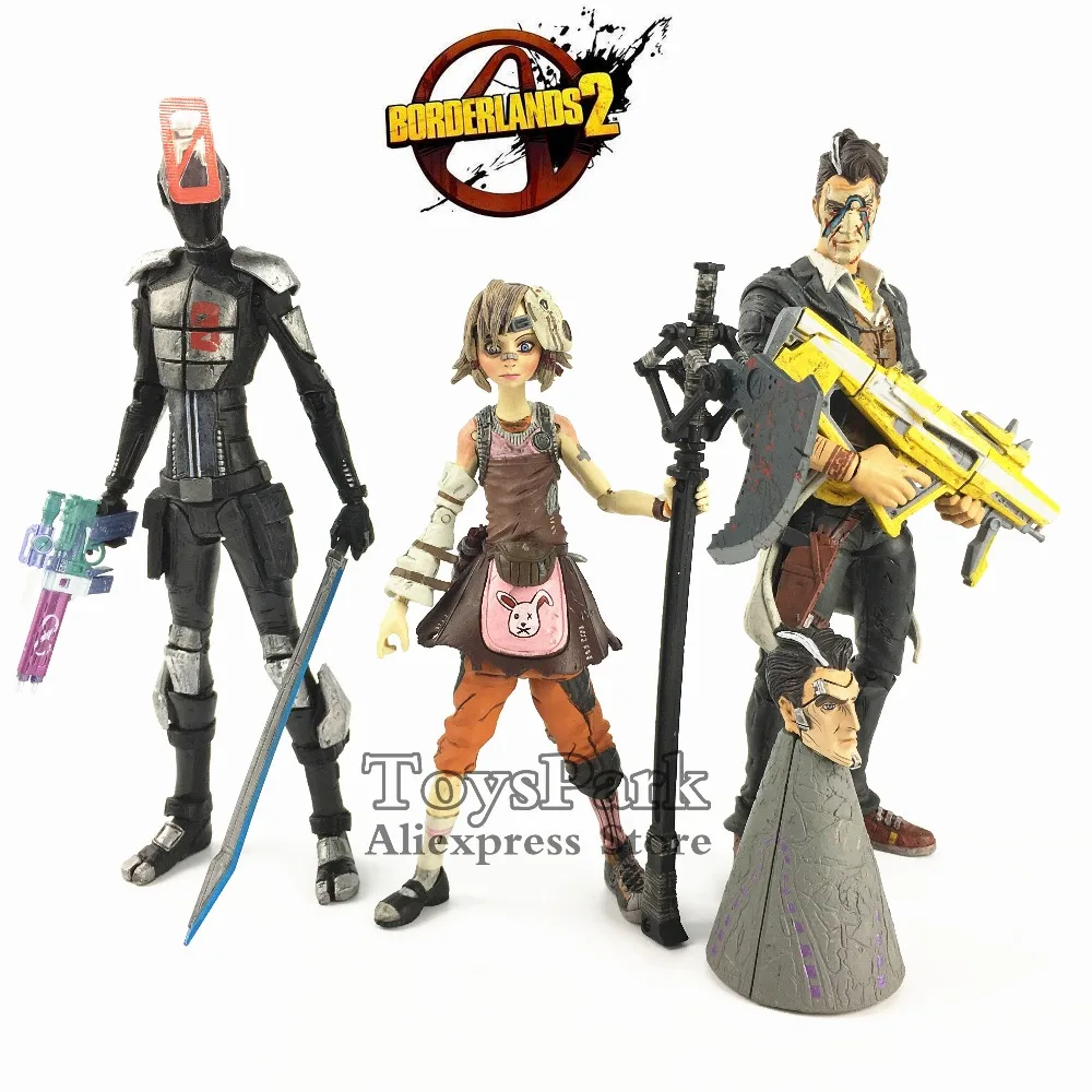 Techpisstaker 安い 国境 2 ハンサムジャック小型ティナゼロ忍者 7 アクションフィギュア 像マクファーレン色玩具人形グッズなしリテールボックス 通販 価格