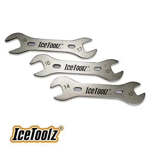 IceToolz 37X3 Cr-Mo сталь 37A1-37B1-37C1 конусные гаечные ключи ступицы набор конусных гаечных ключей 13-14-15-16-17-18mm набор инструментов для ремонта велосипедов