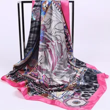 Multistyles 90*90cm Square Scarf Spring and Autumn Satin Faux Silk Scarves For Women Head Wraps Flower Printed Shawls Multistyles 90*90cm Square Scarf Spring and Autumn Satin Faux Silk Scarves For Women Head Wraps Flower Printed Shawls