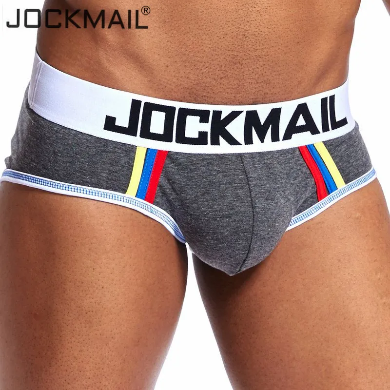 Трусы брифы JOCKMAIL мужские с мешочком для пениса пикантное нижнее белье трусы из