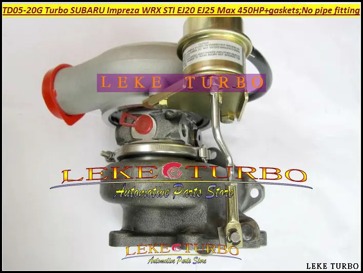 Турбо TD05-20G TD05-20G-8 TD05 20 г 565208-0100 5652080100 для SUBARU Impreza WRX STI EJ20 EJ25 Макс прокладки без фитинга трубы