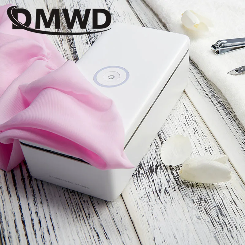 

DMWD Smart LED UV Sterilizer Disinfection Box Ultraviolet Light Nail Art Spa Makeup Brush Manicure Cleaning Device Cabinet EU US