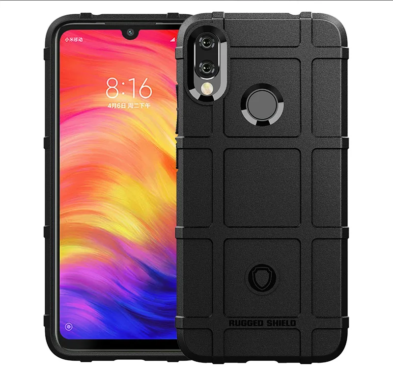 

For Xiaomi Redmi Note 7 Case Soft Silicone rugged shield shockproof Armor Protective Back Cover case for xiaomi redmi note7