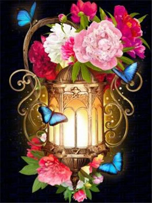 AZQSD 5d Diy Diamond Painting Flowers Diamond Embroidery Full Set Picture Of Rhinestones Home Decoration Cross Stitch Kits - Цвет: 1286