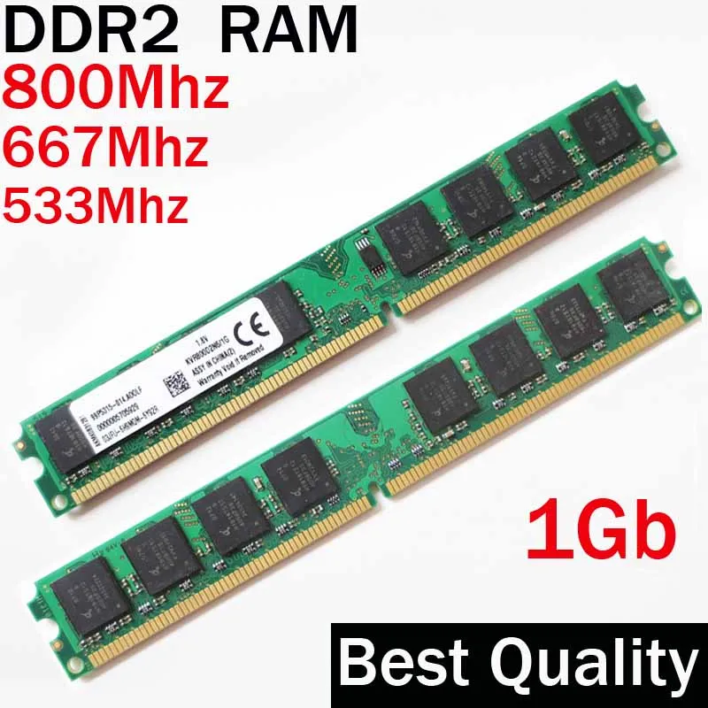 Desktop RAM DDR2 1 ГБ 800 667 533 / г 800Mhz 667Mhz 533Mhz dual channel memoria ram ddr 2 memory PC2 - 6400 5300 | Компьютеры и