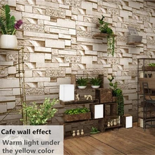 3D стерео-кирпич обои Особенности обои одежда для гостиниц магазин Тисненая Бумага де parede 3d обои