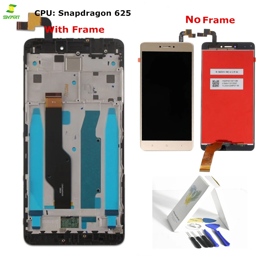

Quality AAA FUll LCD For Xiaomi Redmi Note 4X LCD Display Screen For Redmi Note 4 Global Version LCD Display CPU Snapdragon 625