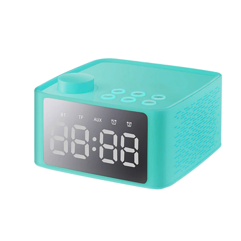 

HOT Multifunctional Stereo Bluetooth Speaker with Alarm Clock Time Display FM Radio for Home Office TI99