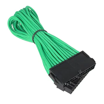 

100PCS Basic Extension Cable 30CM 18AWG ATX 24P Male To 24P Female Motherboard Power Cable Series