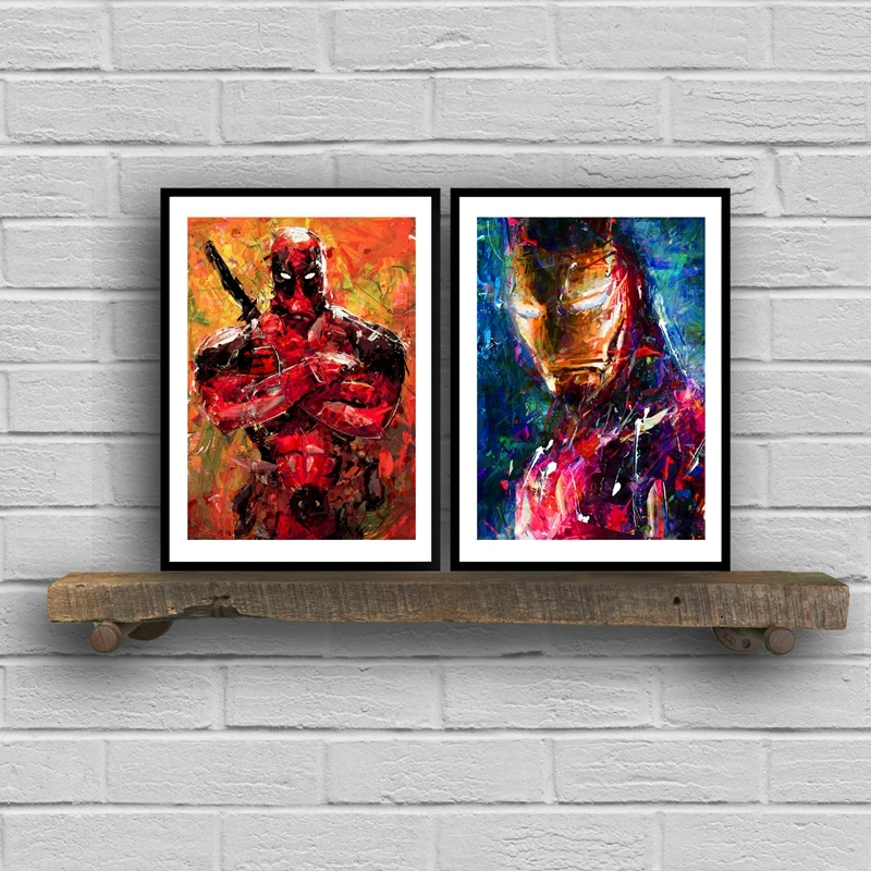 avengers superhero ironman deadpool canvas print and lego customer service