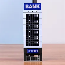 1/150N масштаб Outland песчаный стол Современный банк небоскреб Строительная модель сборный дом Дети DIY модель строительные игрушки ремесло