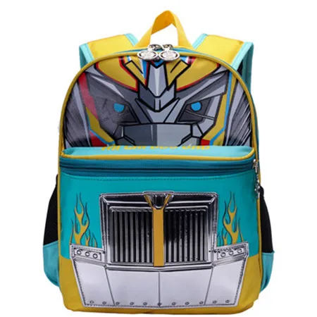 Трансформеры новая детская школьная сумка рюкзак для малышей школьные ранцы для мальчиков Водонепроницаемый модный школьный детский рюкзак - Цвет: yellow