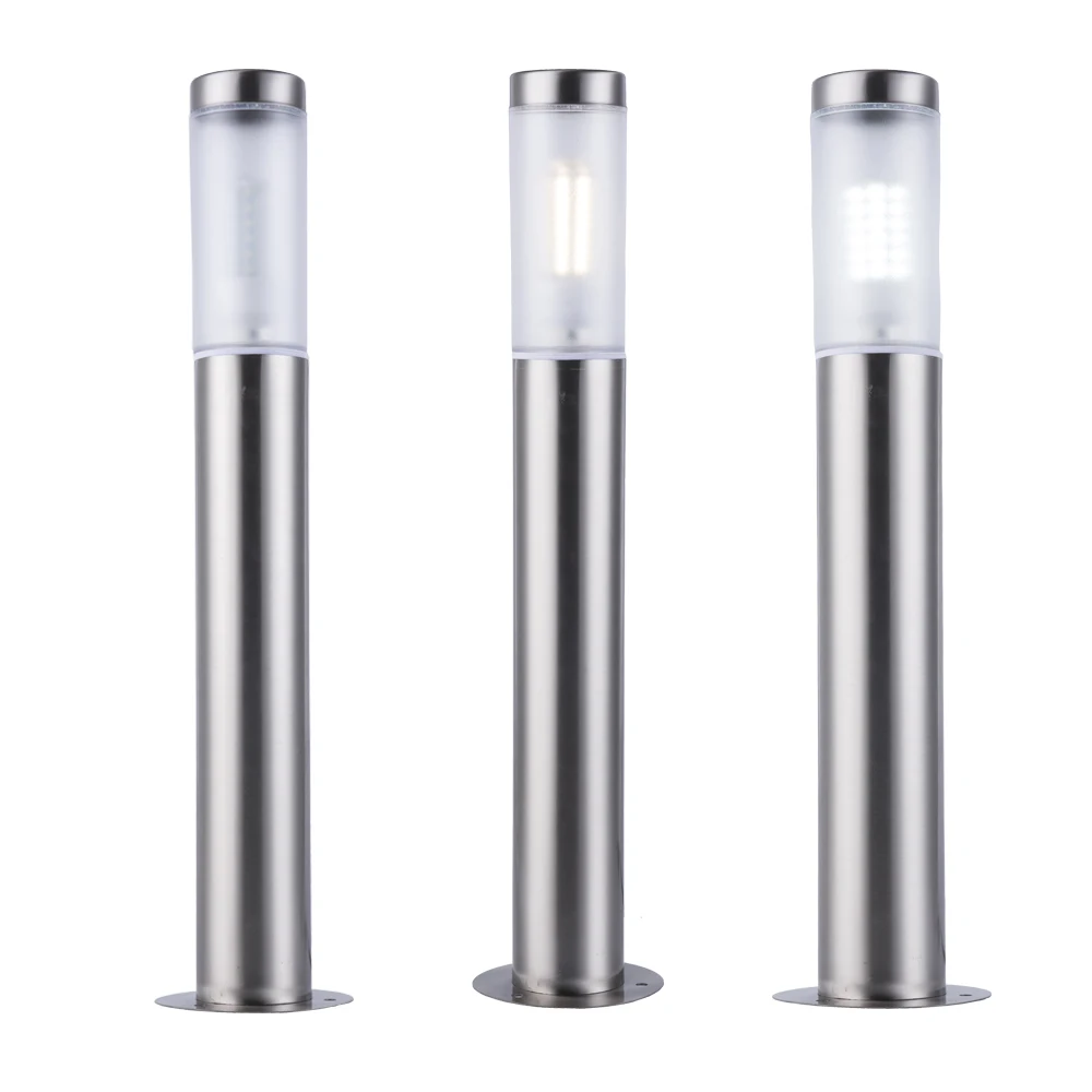 Pico de Aço Jardim ao ar Inoxidável Gramado Spot Levou Livre Caminho Luzes Paisagem Iluminação Holofotes Ip65 Ac85-260v Luz Led 15 Iluminação de paisagem externa