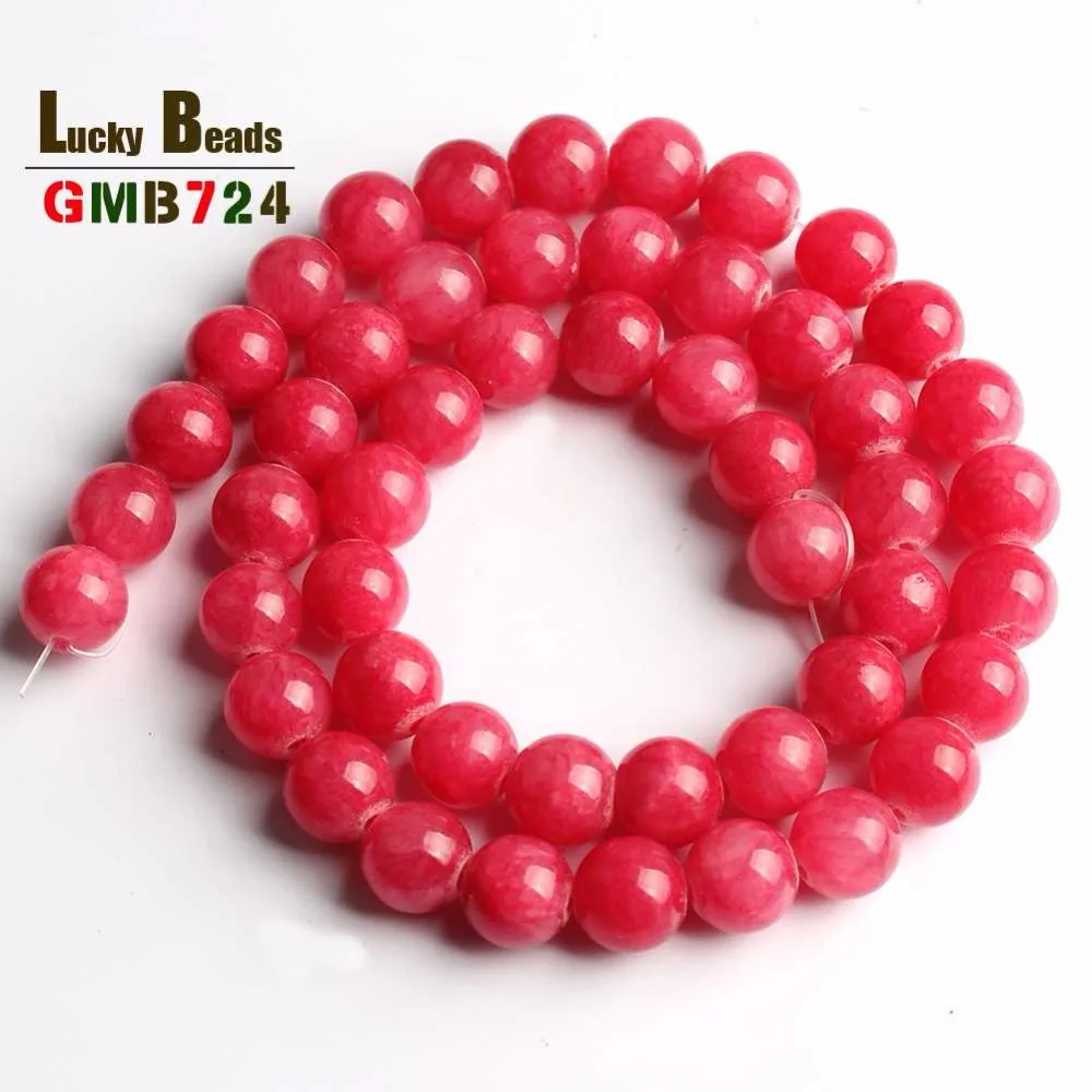 Бисер из натурального камня цветной облачный камень Нефритовый ручной работы F01875-12_3