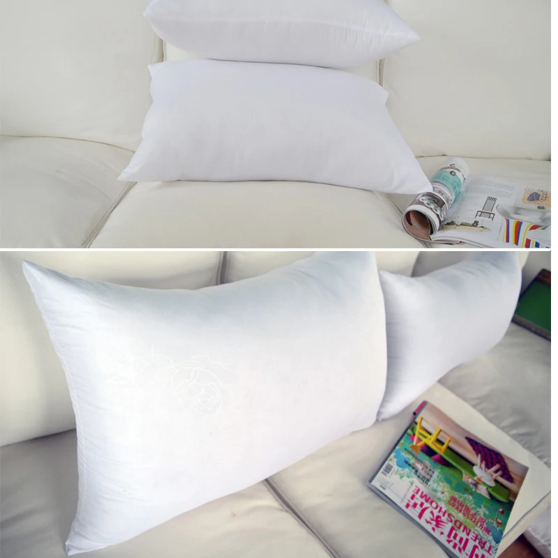 

Pillow Core White Perfect Pillow Factory Rectangle Flower Pattern Cushion Core Spandex Pillow Core Decorative PP Cotton Size520g