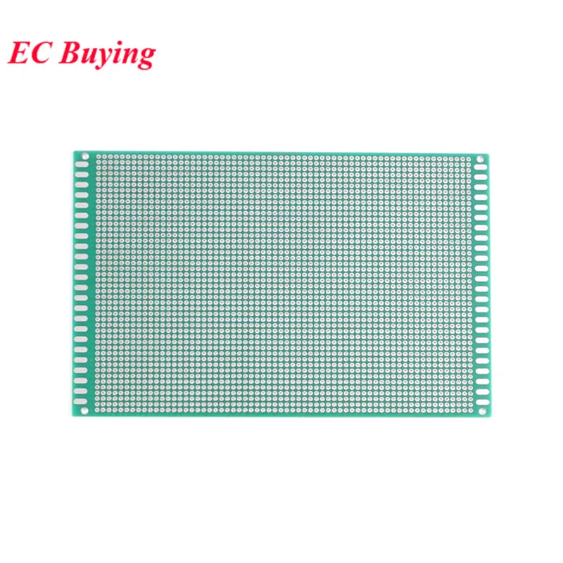 2 шт 12x18 см двухсторонний прототип; Универсальный печатной платы 2,54 мм Шаг печатной платы отверстие пластины 12*18 см 120x180 мм