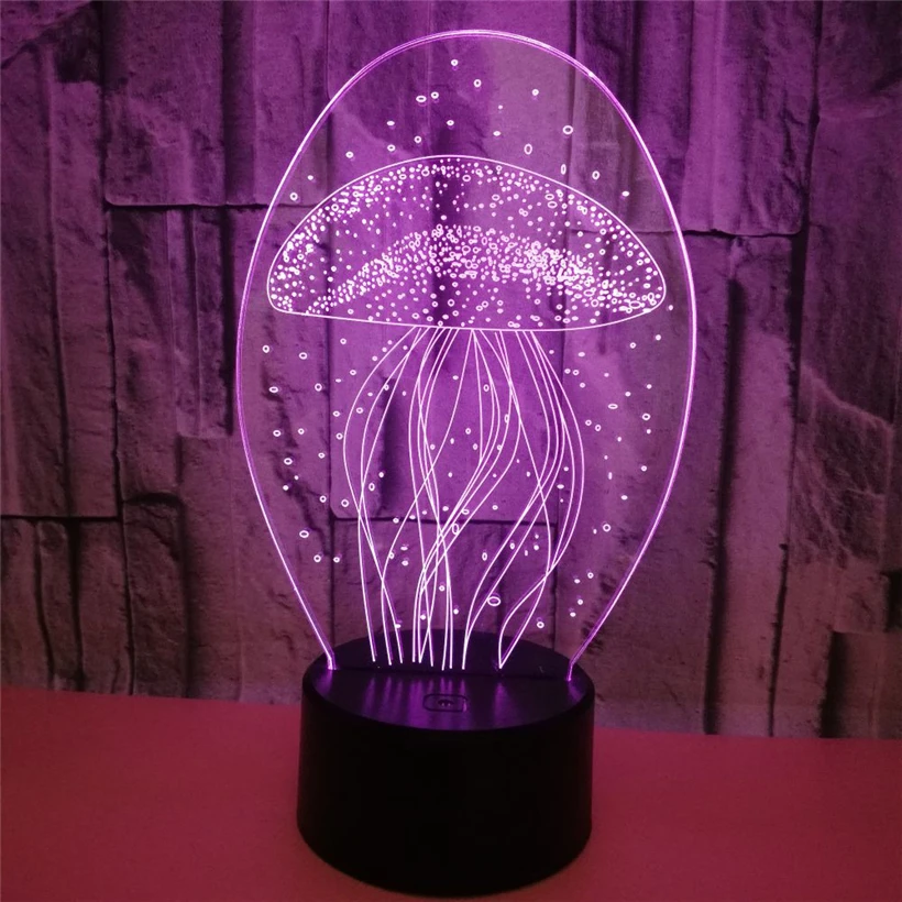 Jellyfish 3D night light (6)