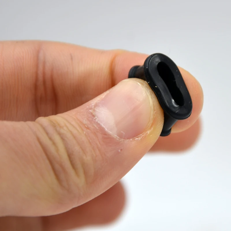 PAIR Silicone Flexible Ear Flesh Tunnel Solft Gauge Plugs Piercing Stretcher Expander Hollow Ear Skin Earrings Expander Jewelry