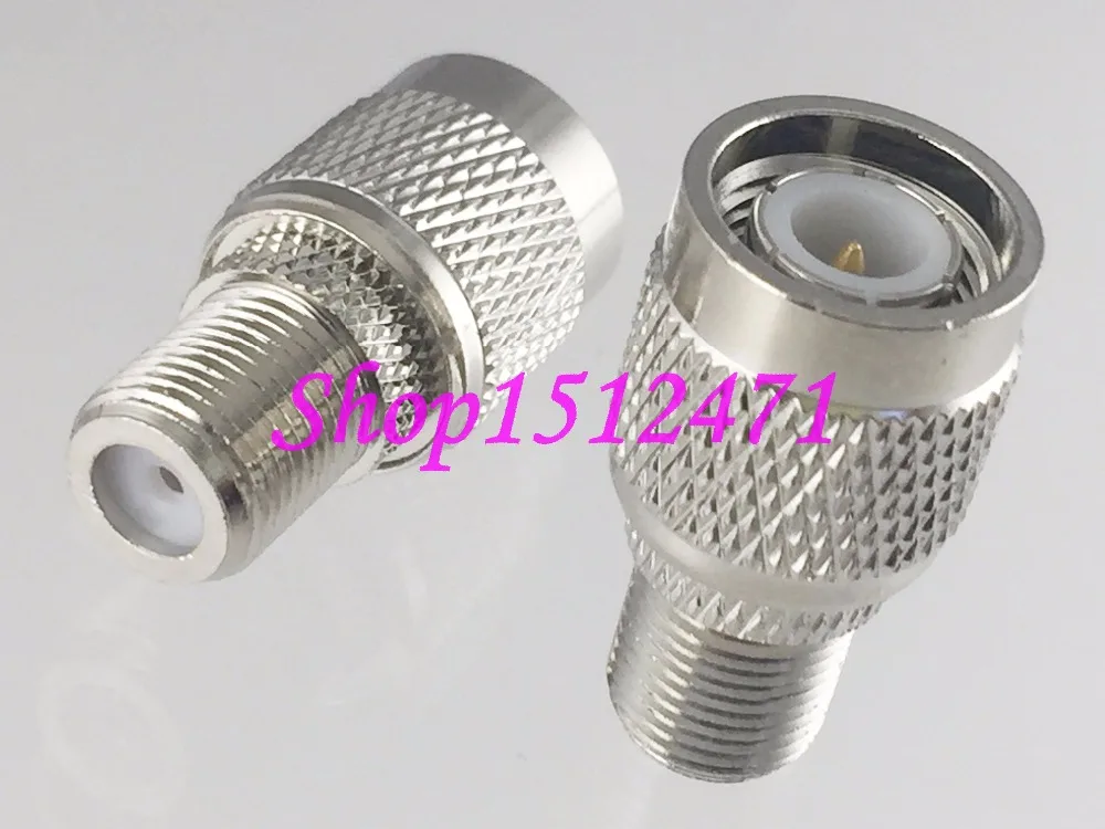 1pce N male plug to F male plug RF coaxial adapter connector 50ohm
