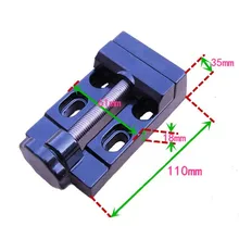 55 мм диаметр рта из алюминиевого сплава тиски, стол зажим 110x58x35 мм для моделей RC