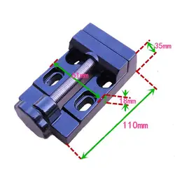 Новый 55 мм диаметр рта из алюминиевого сплава тиски, стол зажим 110x58x35 мм для моделей RC