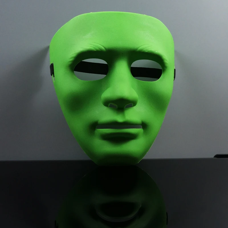 4 цветов JabbaWockeeZ маски half поверхности пластмасса обычная костюм ну вечеринку