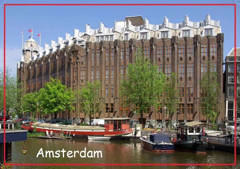 

78*54mm Travel Fridge Magnets 21353,Amsterdam_Scheepvaarthuis Tourist Magnets;world scenery tourist area