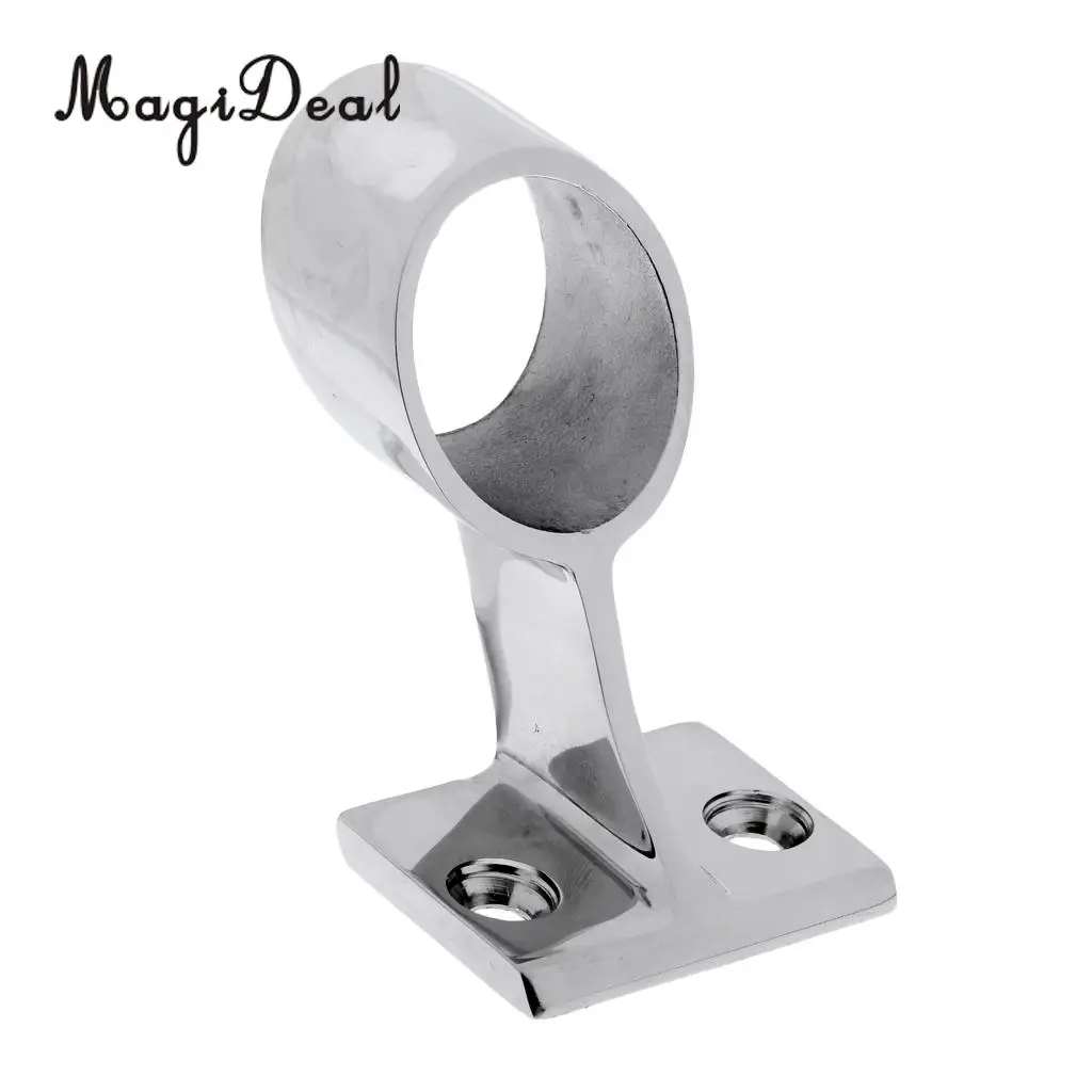 MagiDeal Durable Marine Grade Stainless Steel Boat Hand Rail Center Stanchion Replacement Kit for Pipe 7/8' Kayak Dinghy Supply