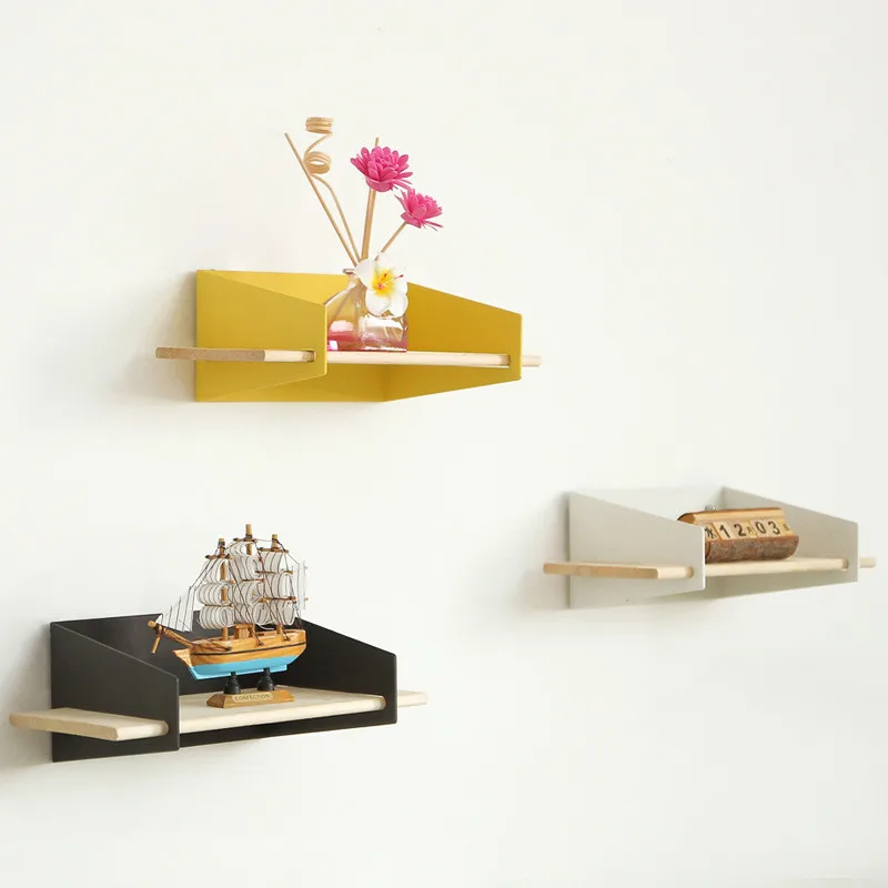 المعادن الخشب جدار تخزين الرف الحديثة متعددة الوظائف شنقا الحديد الزخرفية التشطيب الرف ديكور المنزل أشتات منظمة المعادن الخشب جدار تخزين الرف الحديثة متعددة الوظائف شنقا الحديد الزخرفية التشطيب الرف ديكور المنزل أشتات منظمة