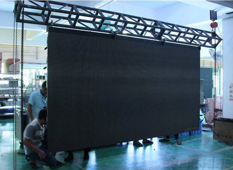 Aluguer de Cor Cheia ao ar Livre do Painel de P3.91 Parede de Vídeo de 500x1000mm Levou Gabinete Liderado Exibição 16 China display 5 Suppliers