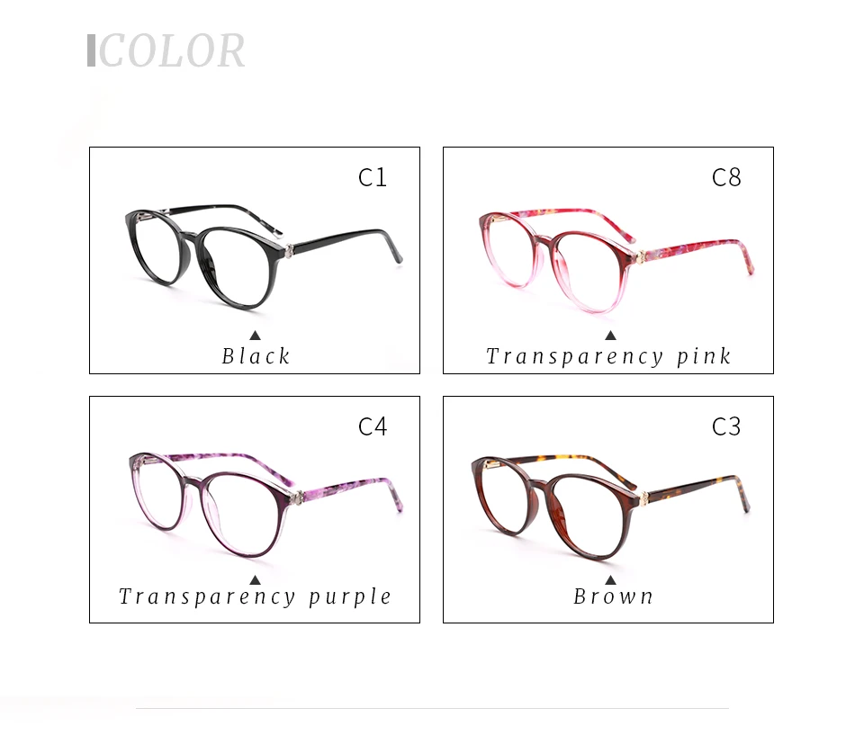 Lenspace женские очки с круглой оправой по рецепту очки женские оптические оправы близорукость очки черный цвет#8202