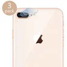 3 шт. для iPhone XS Max, задняя крышка из закаленного стекла для объектива камеры, Защитная пленка для iPhone 11 Pro X Max XR 8 Plus 7 6 6 S, защита