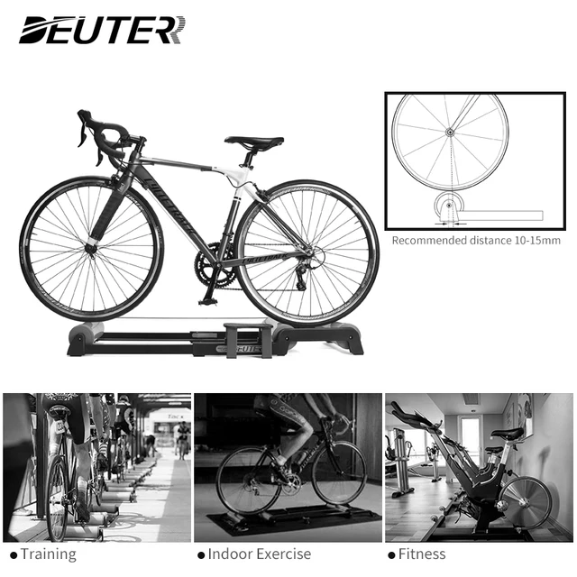 Bike Trainer Rollers Indoor Home Exercise Cycling Training Fitness