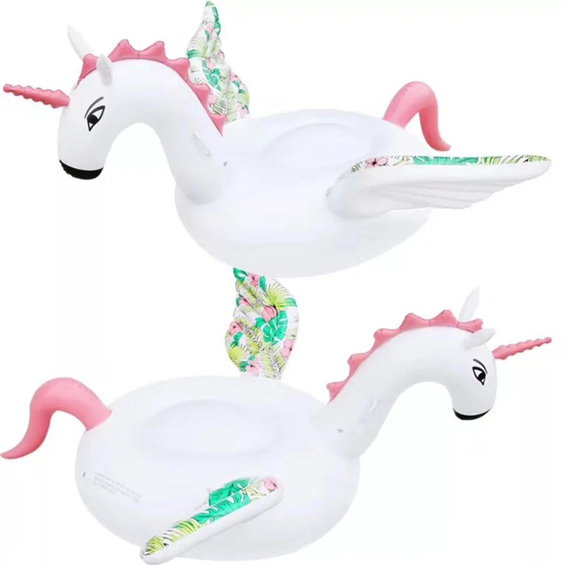 YUYU New 200cm Inflatable Pegasus Unicorn Swimming Pegasus Float Pool Float for Adult Tube Raft Swimming Ring Summer Water Toy