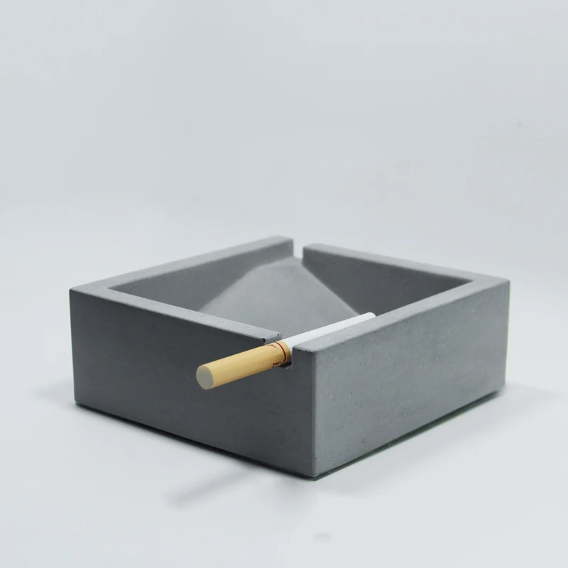 

Mold Silicone Square Cement Ashtray Molds Concrete Mould Office Caffee Bar Home Decoration Silica Gel PRZY Eco-friendly 54125