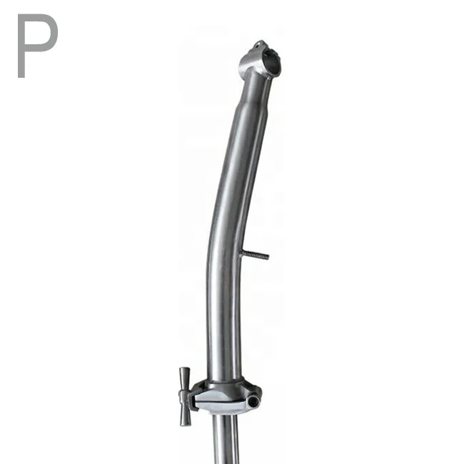 TWTOPSE титановый стержень для Brompton, складная велосипедная головка, трубка для s m P, светильник для руля, вес титанового руля велосипеда - Цвет: P Titanium Stem