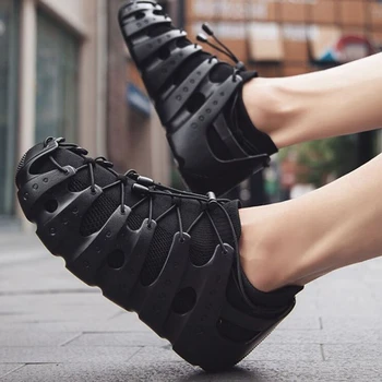 

Summer Water Shoes Barefoot Men Trend Fashion Rome Couple'S Movement Outdoor Hiking Shoes Male Tai Kong Xie Women