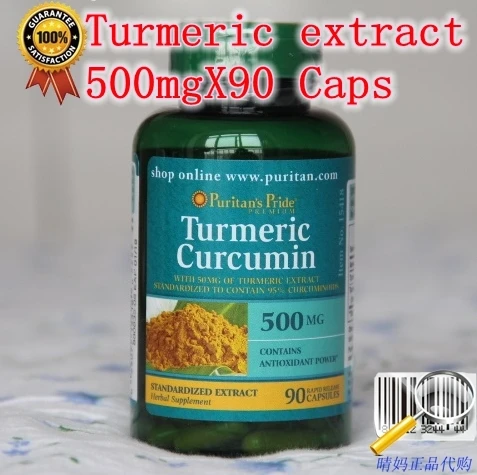 

90 caps/lot 500mg turmeric curcumin extract capsule Curcumin Extract Capsules for Protect Liver