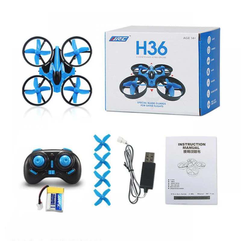 

JJRC H36 Mini Drone RC Helicopter RC Drones Quadcopters Headless Mode One Key Return VS JJRC H8 Mini H20 dron Toys For children