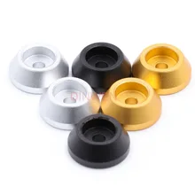 15*6 мм Мини полностью алюминиевая изоляционная Подушка подставка для ног напольная база для радио компьютера усилитель для наушников динамик DAC Золотой Черный Серебряный