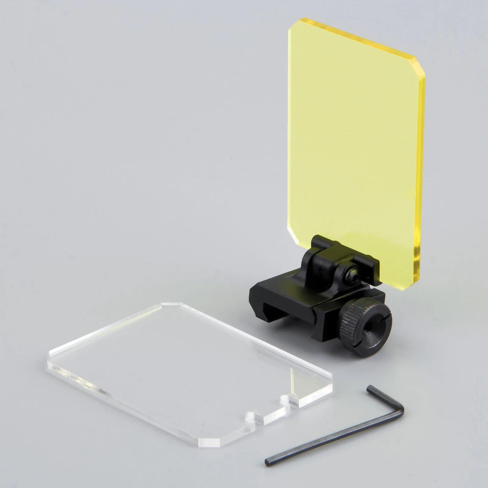 1set Foldable Airsoft Sight Scope Lens Screen Protector Cover Shield Rail Mount Outdoor Hunting Shooting Rifle Shotgun Protector