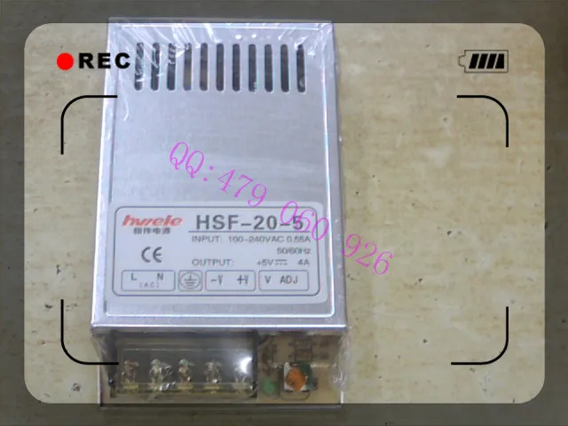 [JIYUAN] Heng Wei Ультра маленький импульсный источник питания 5V4A HSF-20-5 20 Вт -- 5 шт./лот |