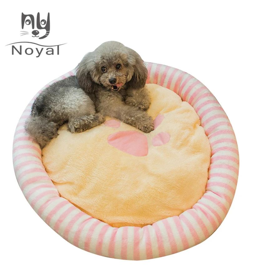 Soft Pad Dog Bed Washable Cat Beds for Medium Dogs Cute Round Dog Bed Small Dog Cat Cushion Warm Winter Puppy Kitten Pet Product