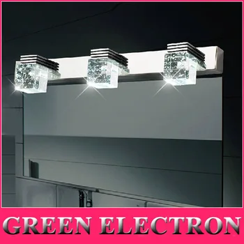 

Modern Bathroom Crystal Lights Crystal Wall Lamp 3 Lights LED Bathroom Light Cabinet Mirror Light 3 x 3W AC85V~265V