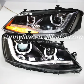 

For VW New Jetta MK6 / Sagitar LED Headlight 2012 year U Type TLZV2