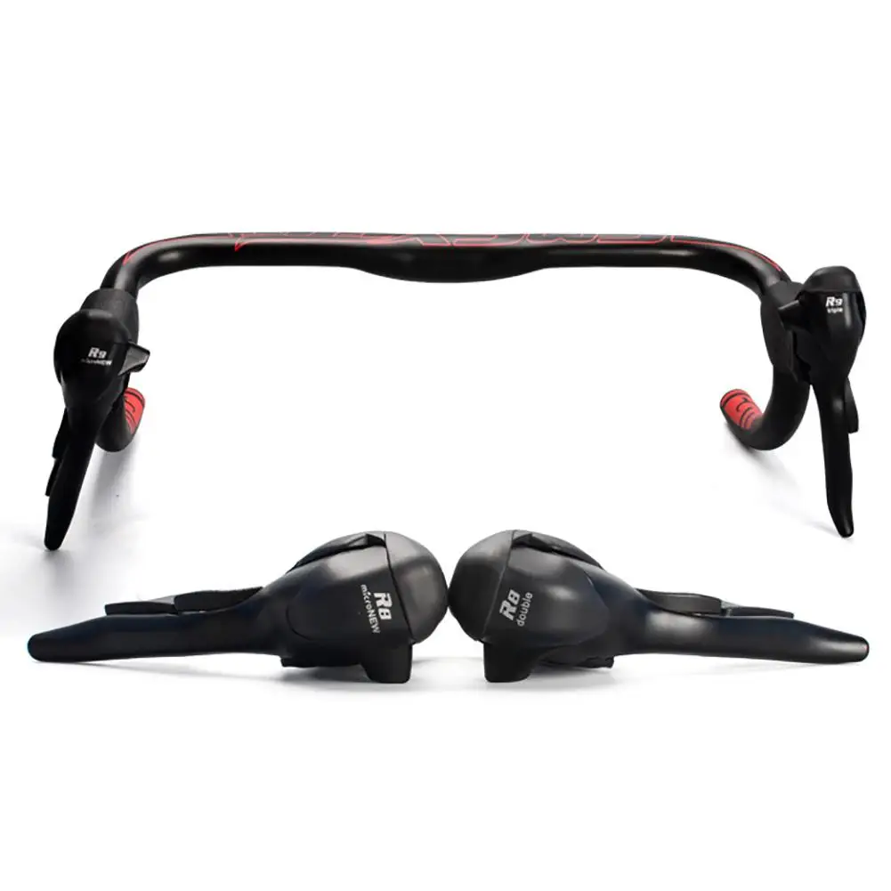

2/3X7/8/9 Speed Shifter Bicycle Dual Control Levers Road Bike Shift Lever Derailleur Compatible for 22.2-23.8mm Handlebar