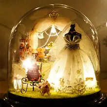 Кукольный дом ручной работы мебель Miniatura Diy кукольные домики миниатюрный кукольный домик деревянные игрушки для детей Взрослые подарок на день рождения