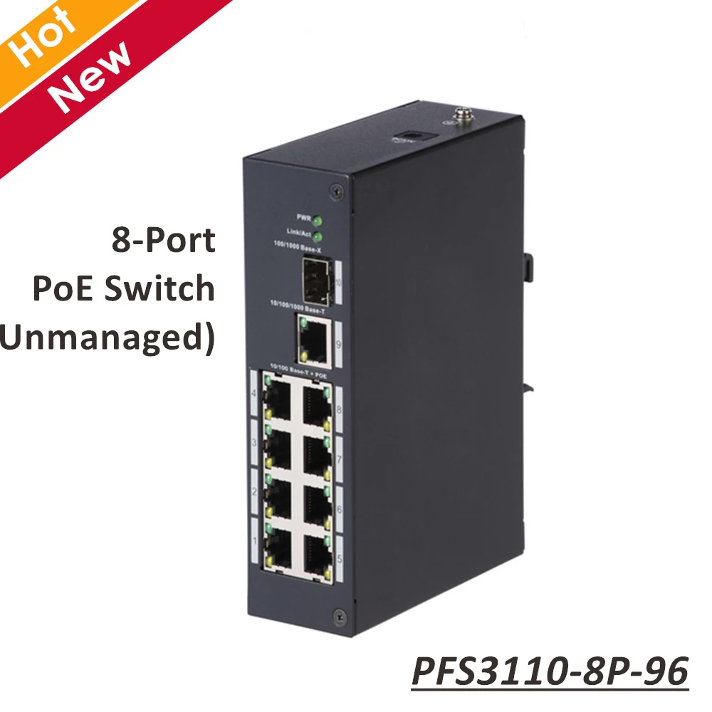 

Original DH 8 Port PoE Switch (Unmanaged) Export version without logo